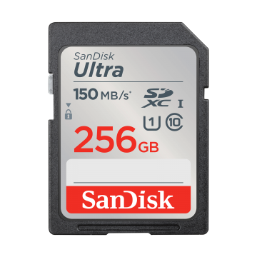 SanDisk 256GB Ultra SDXC UHS-I Card (SDSDUNC-256G-GN6IN)