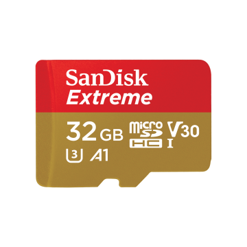 SanDisk 32gb Extreme microSD Card for Mobile Gaming SDSQXAF-032G-GN6GN