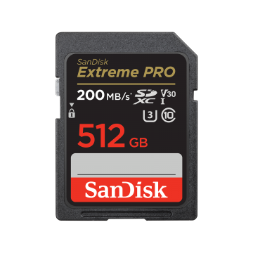 SanDisk 512GB Extreme PRO SDHC And SDXC UHS-I Card SDSDXXD-512G-GN4IN