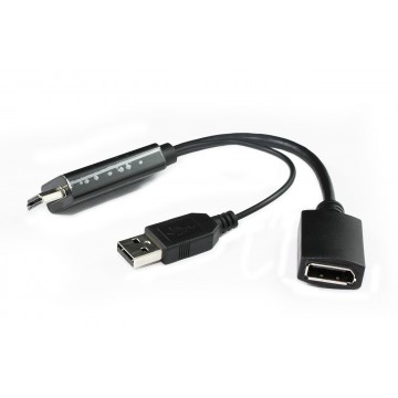 High Qualtiy HDMI (Source , input ) to DP (Display port, output, monitor etc ..) converter Cable with USB power Support 4K X 2K 